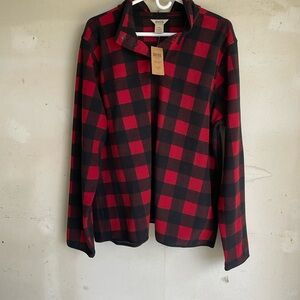 DTC Red Buffalo Check quarter snap